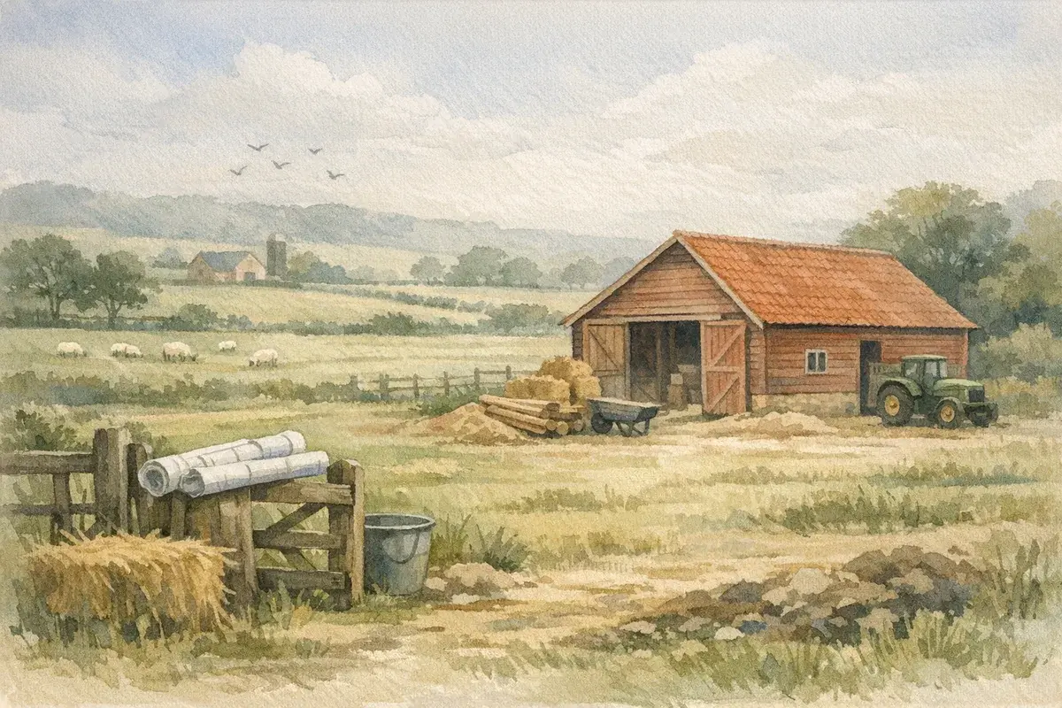 Can I Build a Barn on Agricultural Land? UK Rules Explained