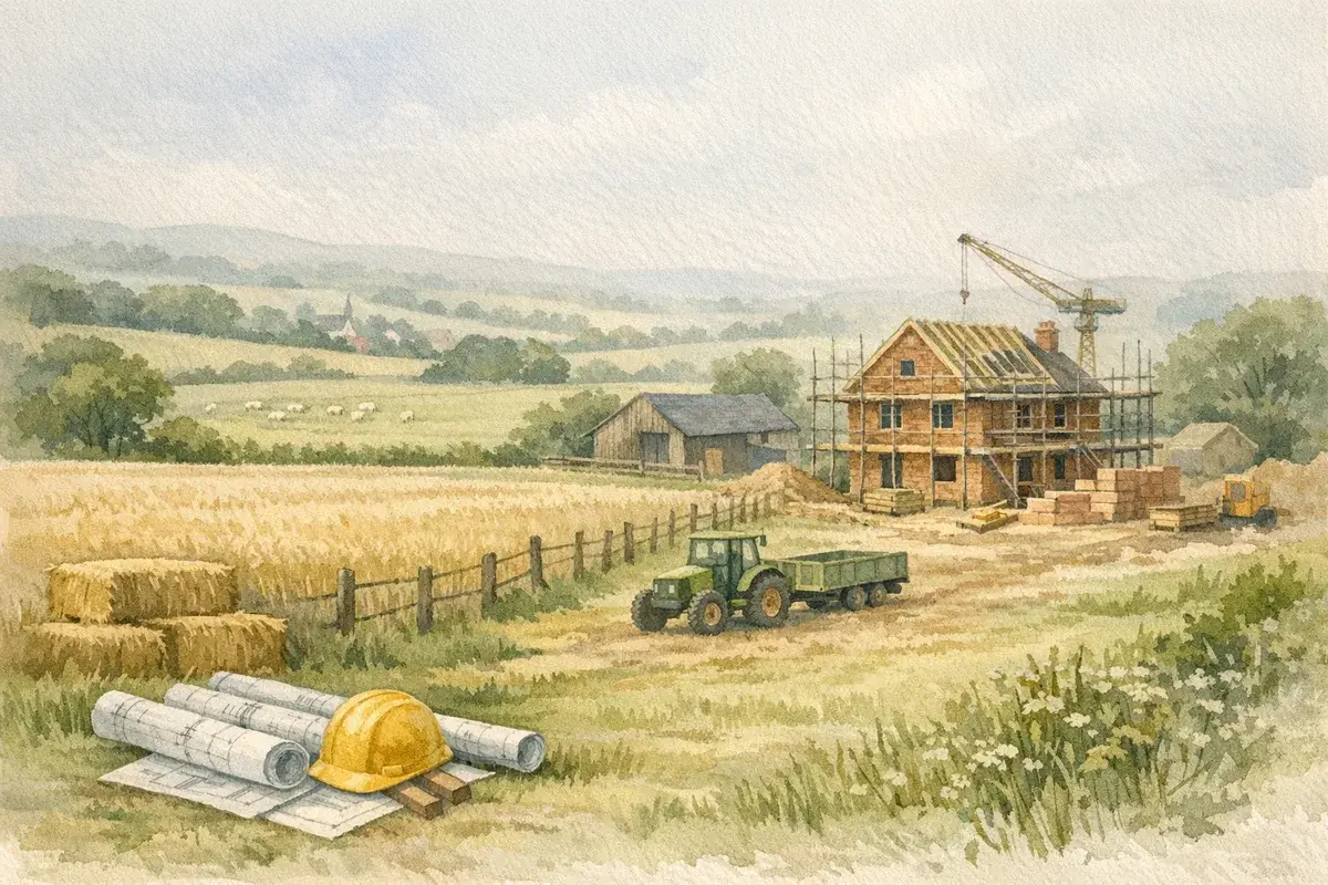 Building a House on Agricultural Land: UK Planning Rules Explained