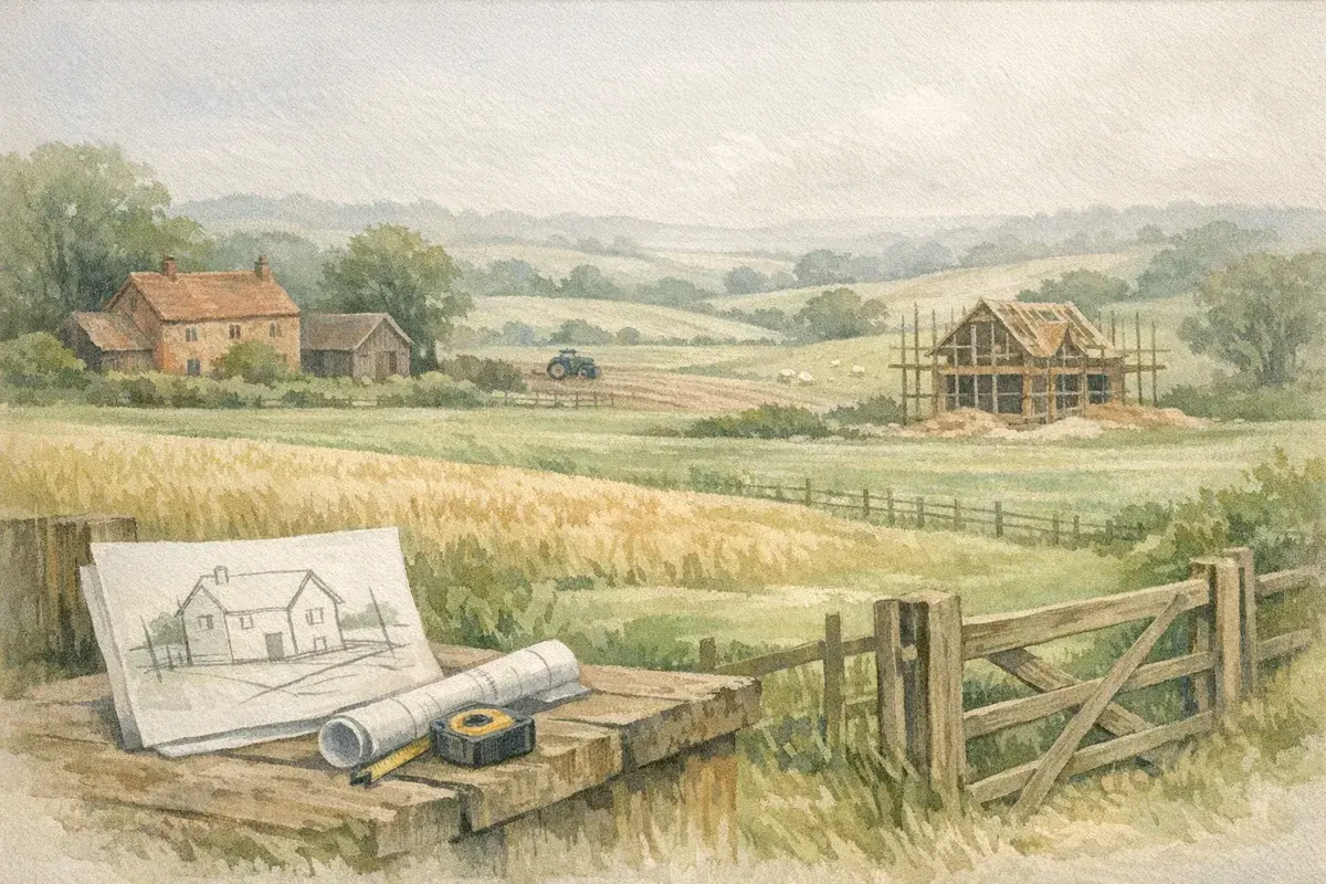 Can You Build a House on Agricultural Land in the UK?