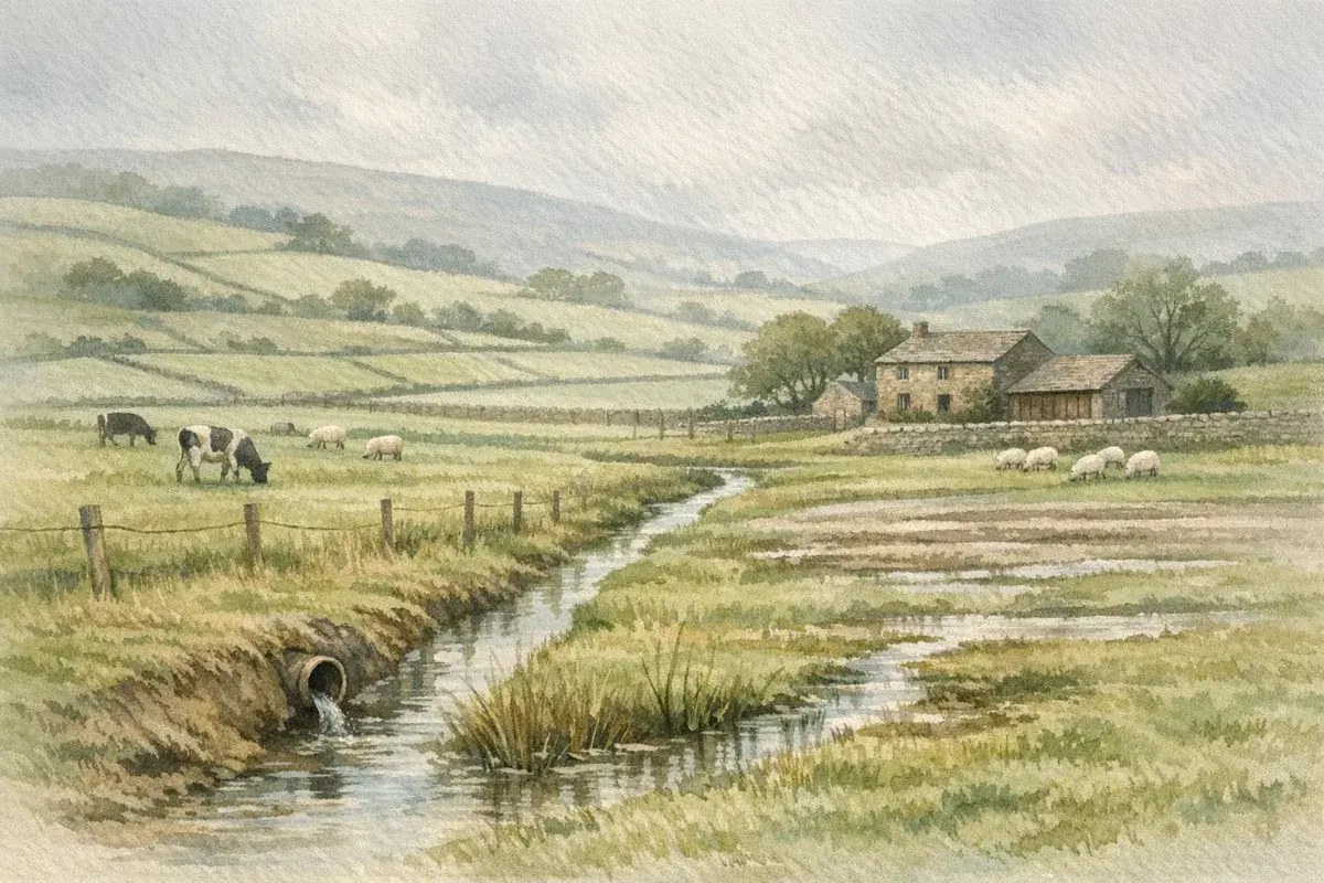 Pasture Land Drainage: A Practical UK Guide To Diagnosis, Design, And Delivery