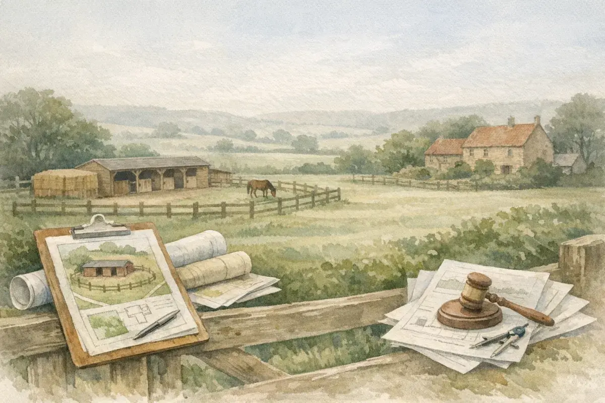 Planning Permission for Stables on Agricultural Land Explained