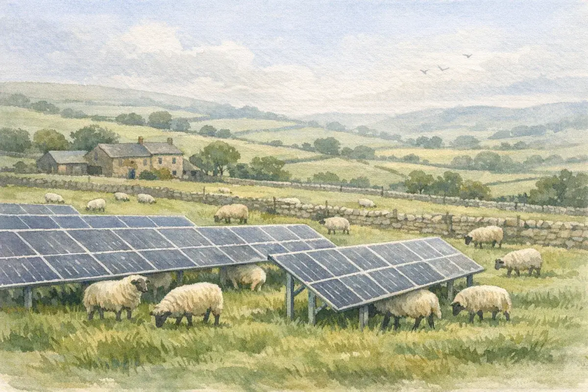 Sheep Grazing Solar Farms: A UK Landowner’s Practical Guide To Agrivoltaics