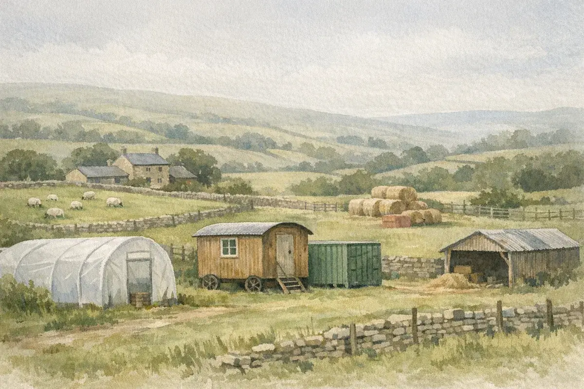 Temporary Structures On Agricultural Land: Planning Rules, Practical Options, And Common Pitfalls (UK)