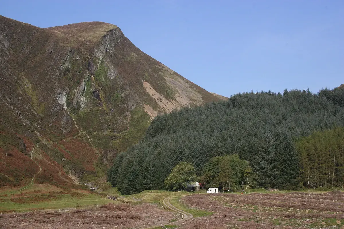 Beneath Craig y Pistyll, Ceredigion