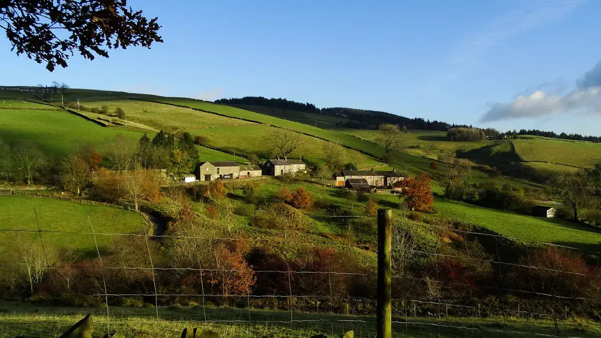 Five Ashes Farm below Tegg's Nose, Cheshire