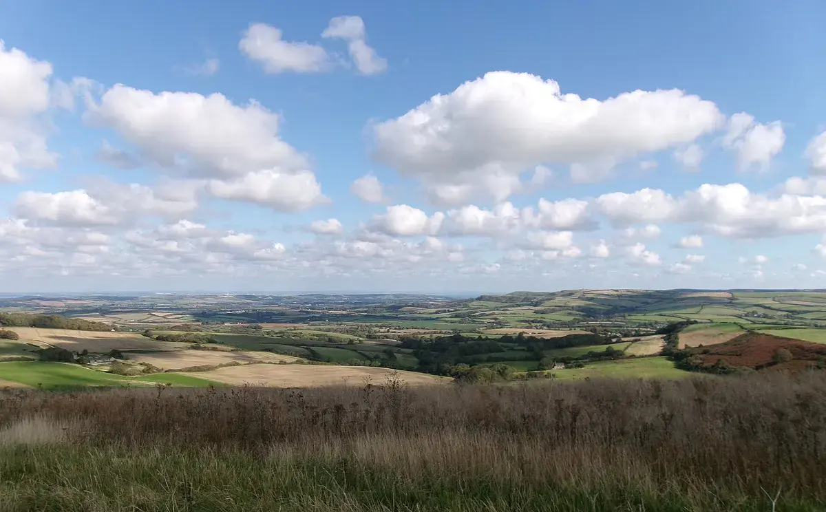 North east from St Catherine's Down, Isle of Wight