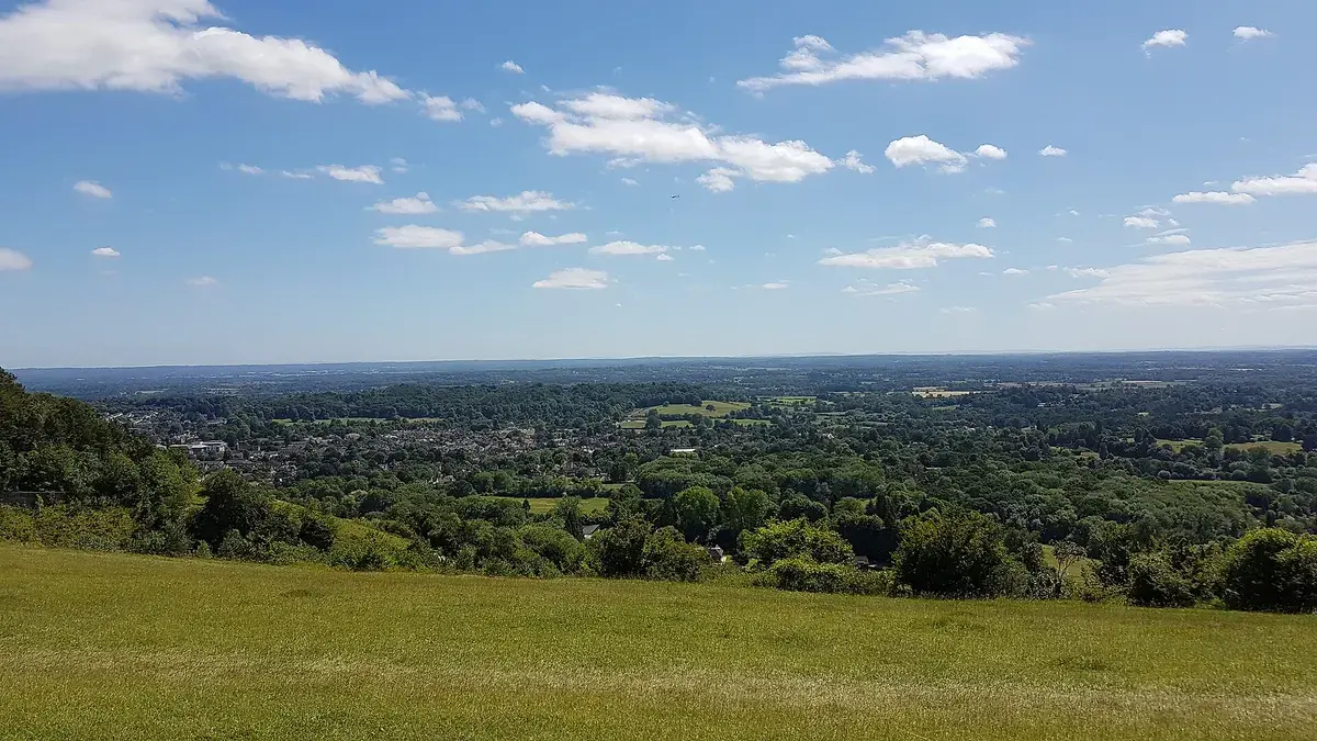 South from Colley Hill, Surrey