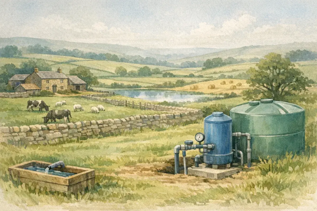 Boreholes On Agricultural Land In The UK: Water Rights, Costs, Compliance, And Practical Setup