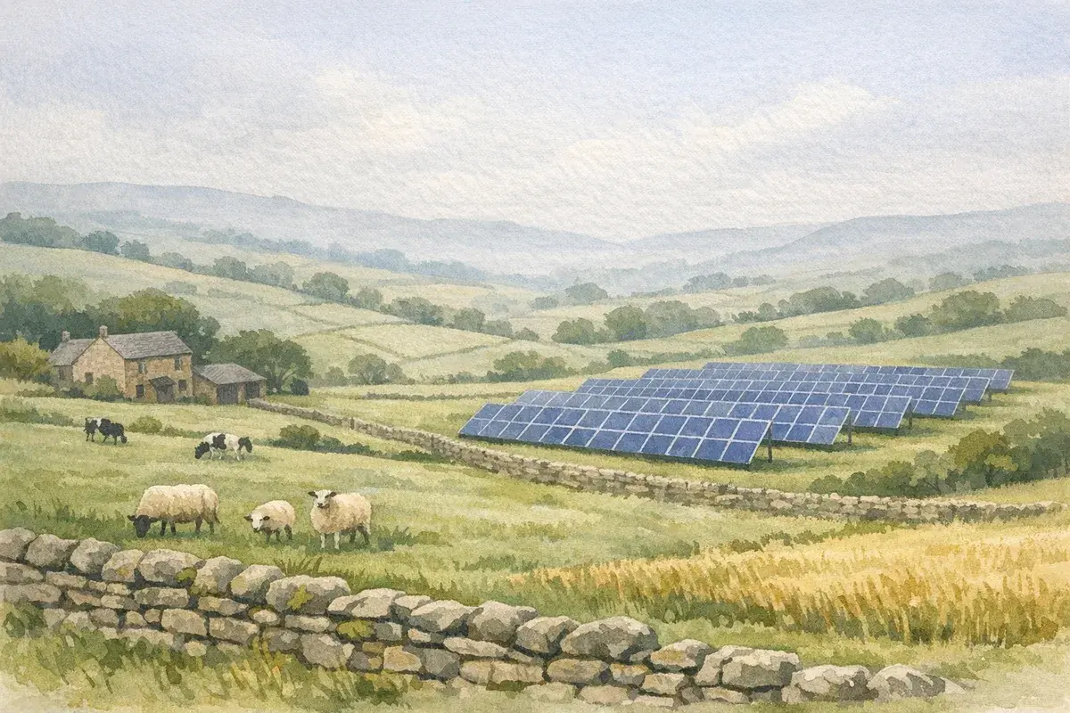 Solar Farm Lease Rates Per Acre In The UK: What Landowners Can Realistically Expect In 2026