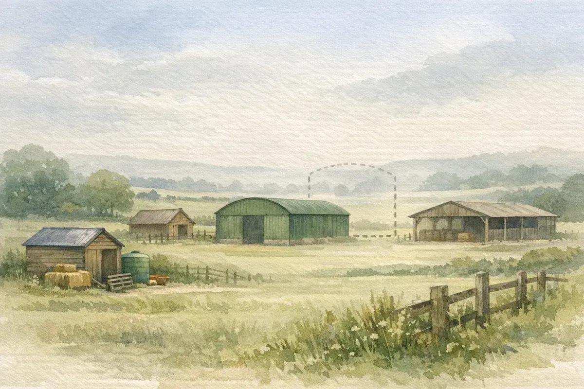 What Size Agricultural Building Can You Build Without Planning?