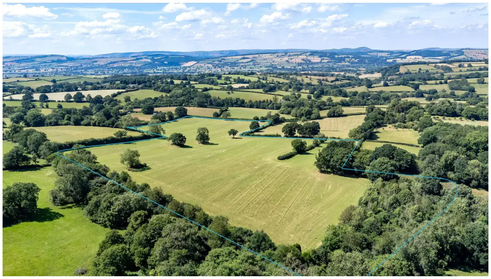 25.8-acre Pasture Land in Clee St. Margaret, Shropshire